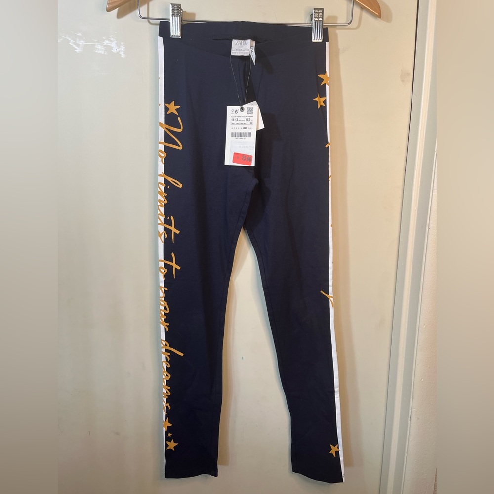 Zara Dark Blue Leggings